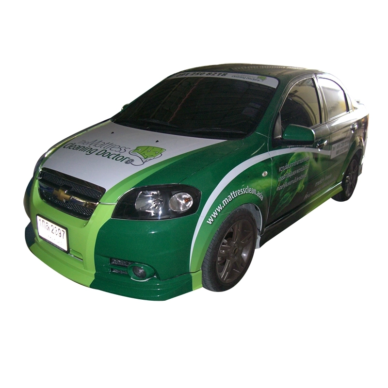 ตัวอย่างสติ๊กเกอร์ติดรถเก๋ง รถ Eco car และรถ SUV ตัวอย่างที่ 1