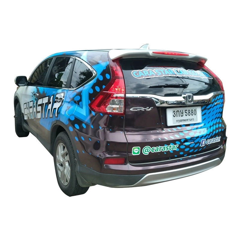 ตัวอย่างสติ๊กเกอร์ติดรถเก๋ง รถ Eco car และรถ SUV ตัวอย่างที่ 2
